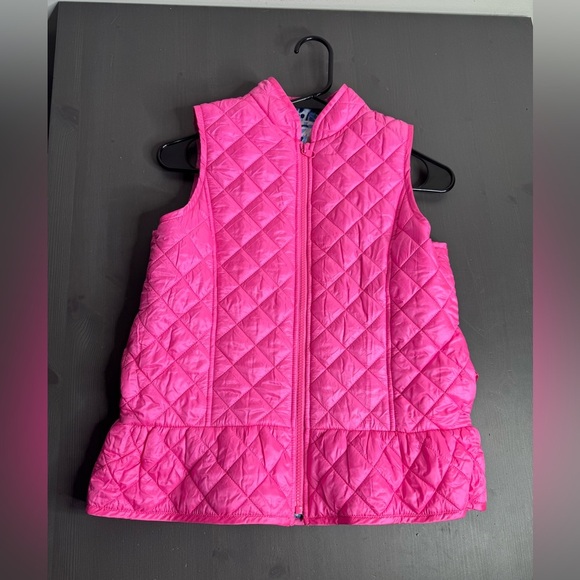 Lilly Pulitzer Girls Melanie Reversable Vest Prosecco Pink - Picture 5 of 9